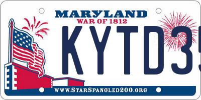 MD license plate KYTD35