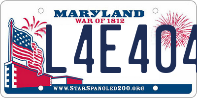 MD license plate L4E4047