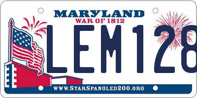 MD license plate LEM1287