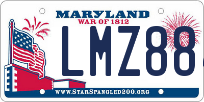 MD license plate LMZ884