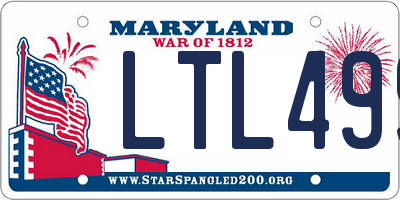 MD license plate LTL499