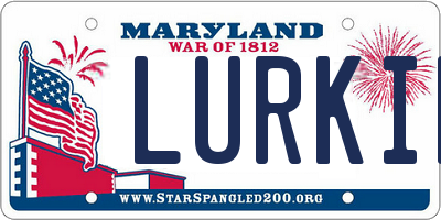 MD license plate LURKIN