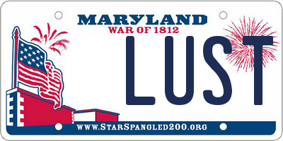 MD license plate LUST