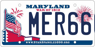 MD license plate MER660