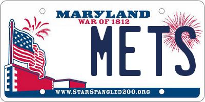 MD license plate METS