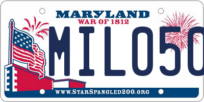 MD license plate MIL0509