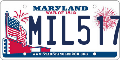 MD license plate MIL5175