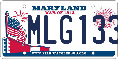 MD license plate MLG1337