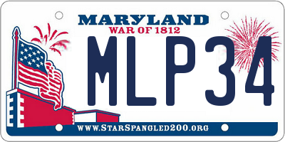 MD license plate MLP341