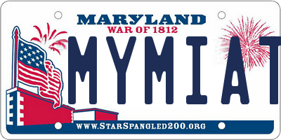 MD license plate MYMIATA