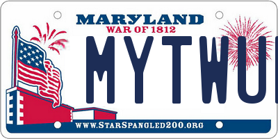 MD license plate MYTWUK