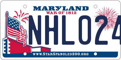 MD license plate NHL0249