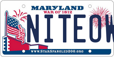 MD license plate NITEOWL