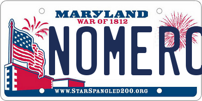 MD license plate NOMERCY