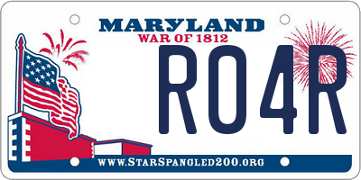 MD license plate R04R