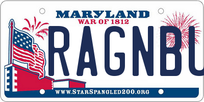 MD license plate RAGNBUL