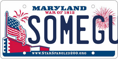 MD license plate S0MEGUY