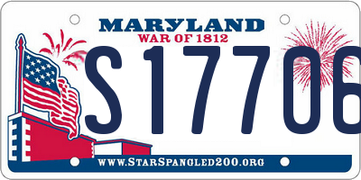 MD license plate S177061