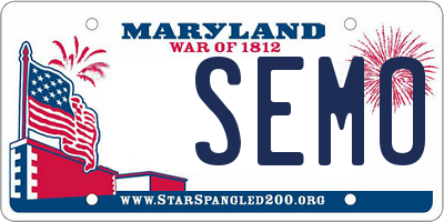 MD license plate SEMO