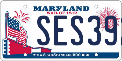 MD license plate SES392