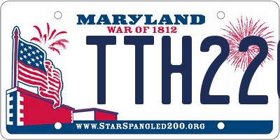 MD license plate TTH220