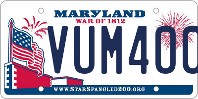 MD license plate VUM4007