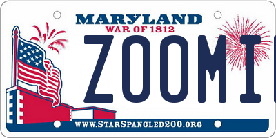 MD license plate Z00MIN