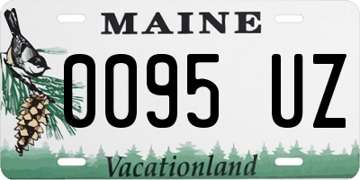 ME license plate 0095UZ