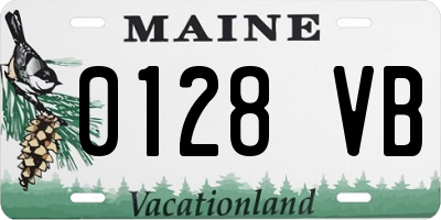 ME license plate 0128VB