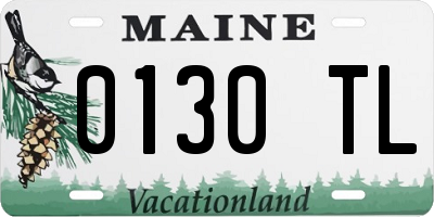ME license plate 0130TL