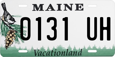 ME license plate 0131UH