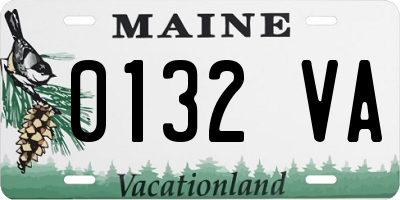 ME license plate 0132VA