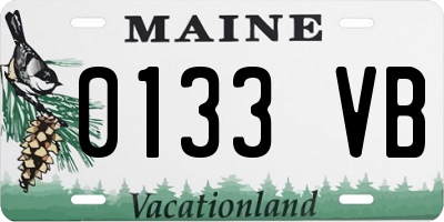 ME license plate 0133VB