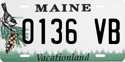 ME license plate 0136VB