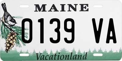 ME license plate 0139VA