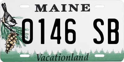 ME license plate 0146SB