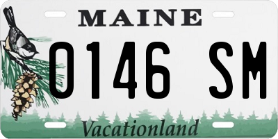 ME license plate 0146SM
