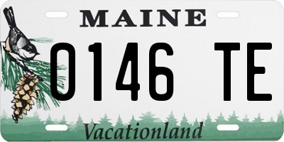 ME license plate 0146TE