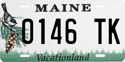 ME license plate 0146TK