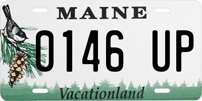 ME license plate 0146UP