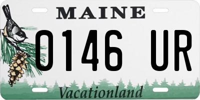 ME license plate 0146UR