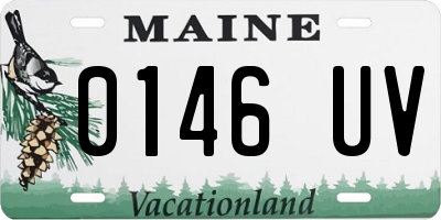 ME license plate 0146UV