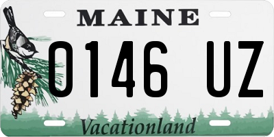 ME license plate 0146UZ