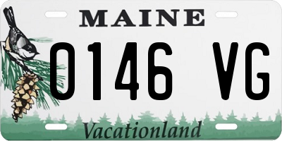 ME license plate 0146VG