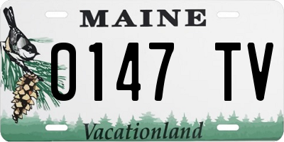 ME license plate 0147TV