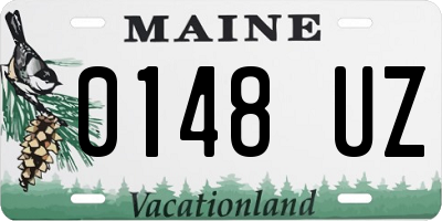 ME license plate 0148UZ