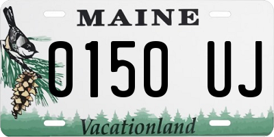 ME license plate 0150UJ