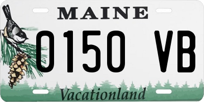 ME license plate 0150VB