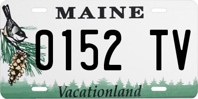 ME license plate 0152TV
