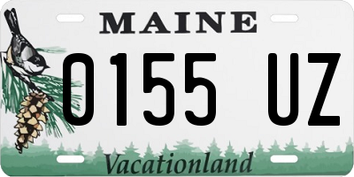 ME license plate 0155UZ